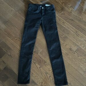 ZARA Black Denim Skinny Jeans - Size 2- Unworn - Excellent Condition
